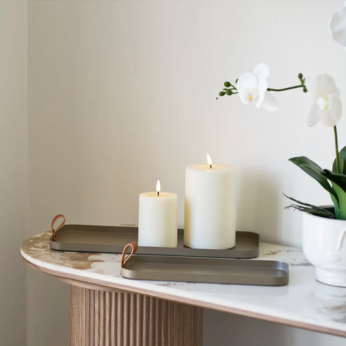 Artichok Celie Metalen Dienbladen Bruin - Set Van 2 - vtwonen shop