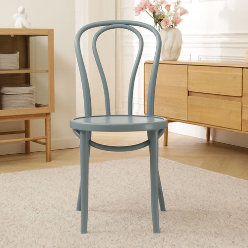 Fameg Vienna Thonet No.14 Houten Bistrostoel Blauw - vtwonen shop