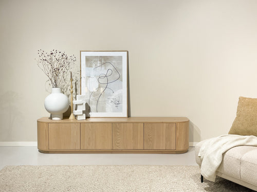 Livingfurn tv-meubel Novero - bruin - 40x220x45 - vtwonen shop