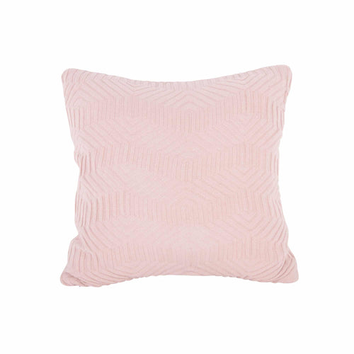 Present Time sierkussen Honeycomb - roze - 45x45x15cm - vtwonen shop