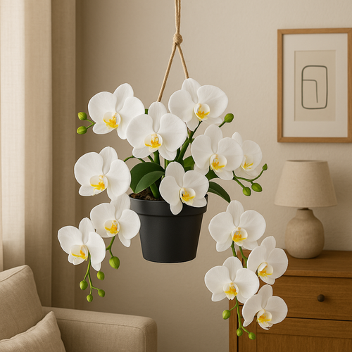 Flourify - kunstbloem - Orchidee - 25 cm - vtwonen shop