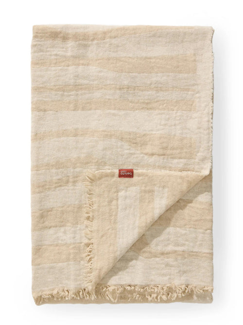 benuta deken Jana - créme/beige - 130x180 cm