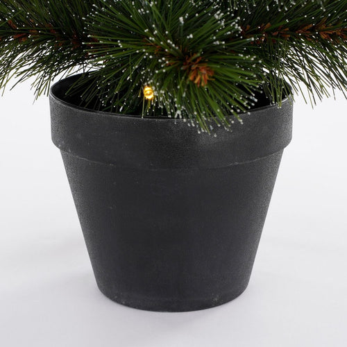 Black Box Trees Glendon Kunstkerstboom met Verlichting - Kerstboom H90 x Ø51 cm - Kunstboom in Pot - Groen
