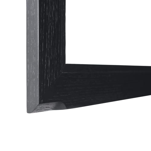 Furnhouse vitrinekast Tokyo - Zwart - MDF, zwart eikenfineer - 45x110x190