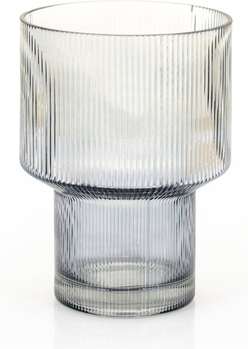 FurniLux Riba 1 vaas - Grey - 15x15x19.5 cm - vtwonen shop