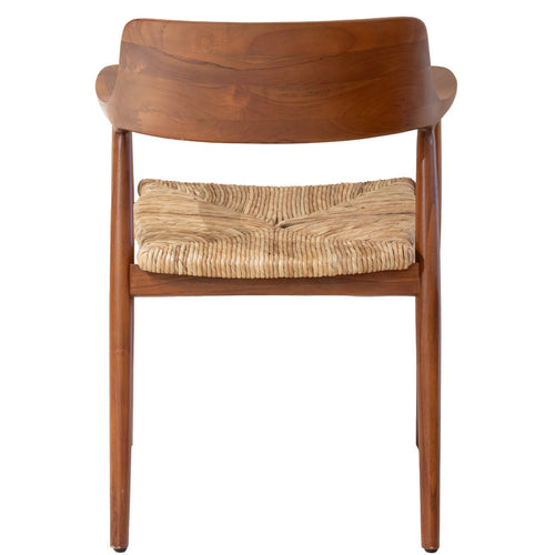 DÉJA Living Eetkamerstoel Lev - Walnoot Hout - Set van 2