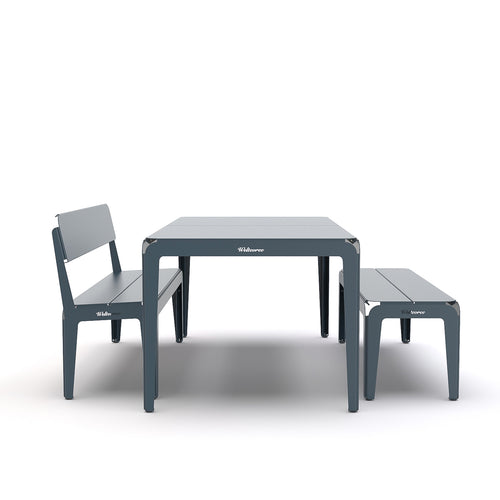 Weltevree Bended bench met rugleuning