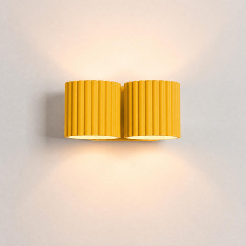 Sollux Lighting Wandlamp AURA 2 geel G9 - 21x12x10cm