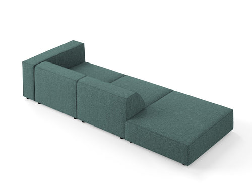 Cosmopolitan Design linker bank Arendal 4-zits, chenille, olie - 102x262x70cm