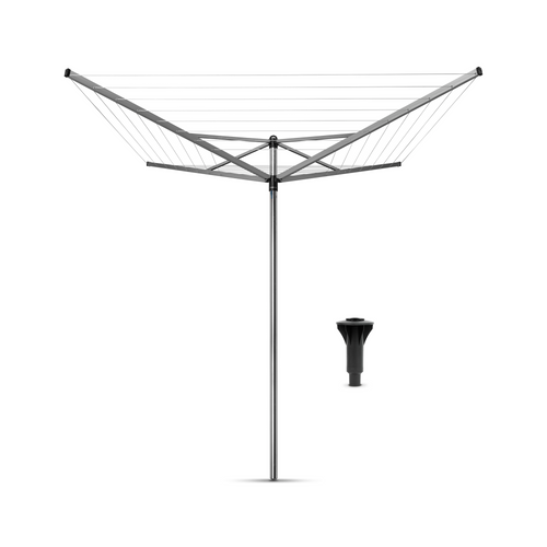 Brabantia Grondanker metaal, doorsnede 45 mm, voor droogmolen Topspinner en Lift-O-Matic - Galvanized