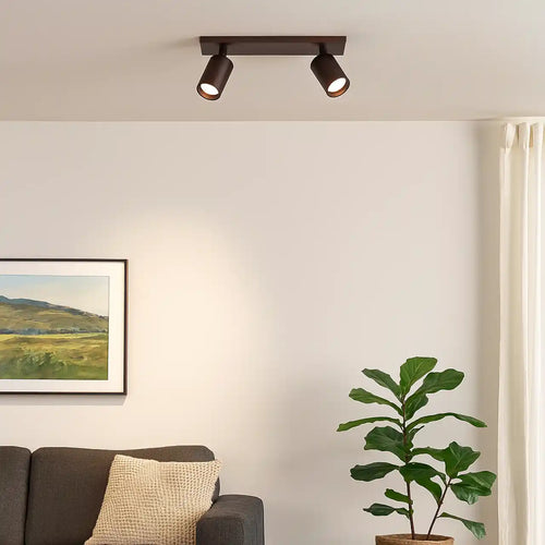 Highlight spot Mila - 2 lichts - 40  x 15   cm - bruin - vtwonen shop