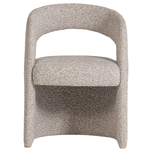 WOOOD eetkamerstoel grove Lanor - Bouclé - Naturel - 76x58x57