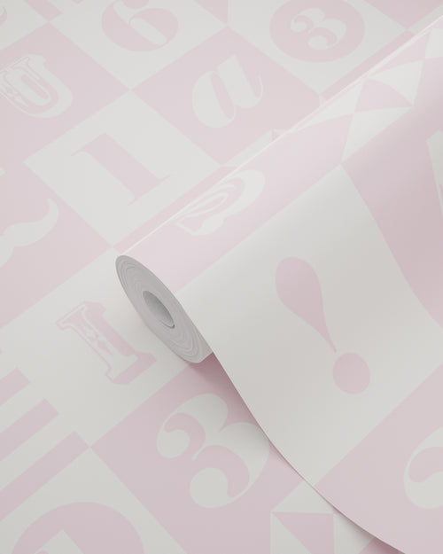 ESTAhome behang blokken licht roze - 53 cm x 10.05 m - 138728