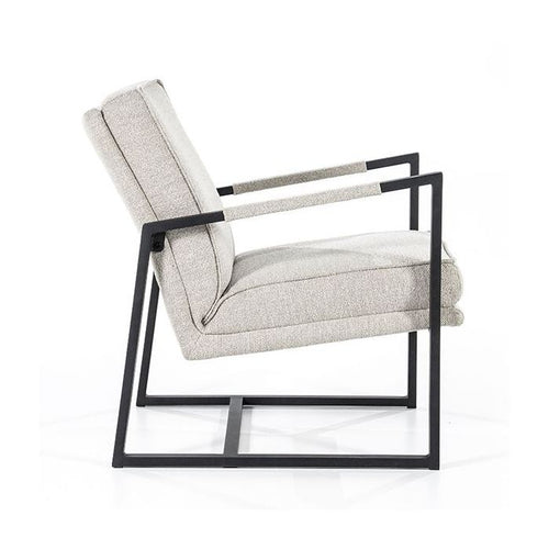 FurniLux Fauteuil Isaac - Fauteuils Met Armleuning - Fauteuil Relax - Lounge Stoel - Beige Brave - 73x61x62cm - vtwonen shop