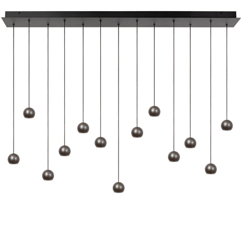 Lucide hanglamp MONTANA - Geïntegreerde LED - Grijs ijzer