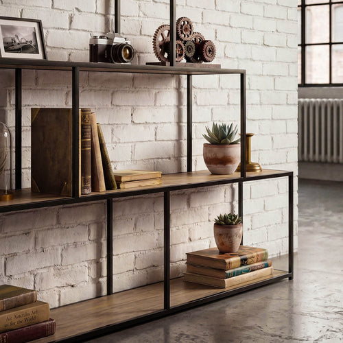 Calicosy - Boekenkast met 5 niveaus Colorado - 30x160x157 cm
