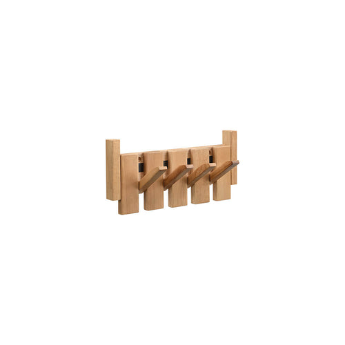 Home Deluxe Kapstok PORTE - 32 x 3,5 x 15 cm, lichtbruin