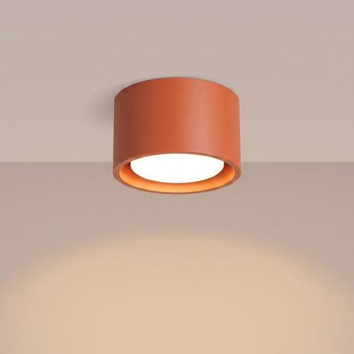 Sollux Lighting Plafondlamp MODO 1 rode oker Gx53 - 10x10x6cm