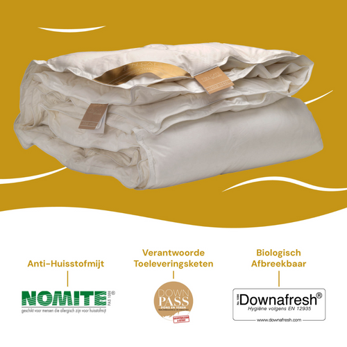 Ten Cate dekbed - 100% ganzendons - 4 seizoenen - 260x220