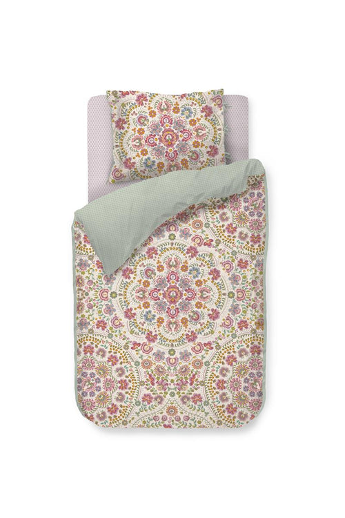 Pip Studio dekbedovertrek Il Ricamo - 140x200/220 cm - gebroken wit - vtwonen shop