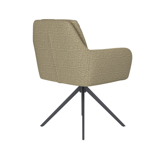 Housecraft Living Pete Eetkamerstoel Draaibaar Metaal Pistache groen