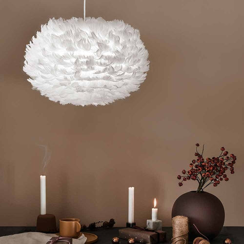 Umage Eos Large hanglamp white - met koordset wit - Ø 65 cm - vtwonen shop