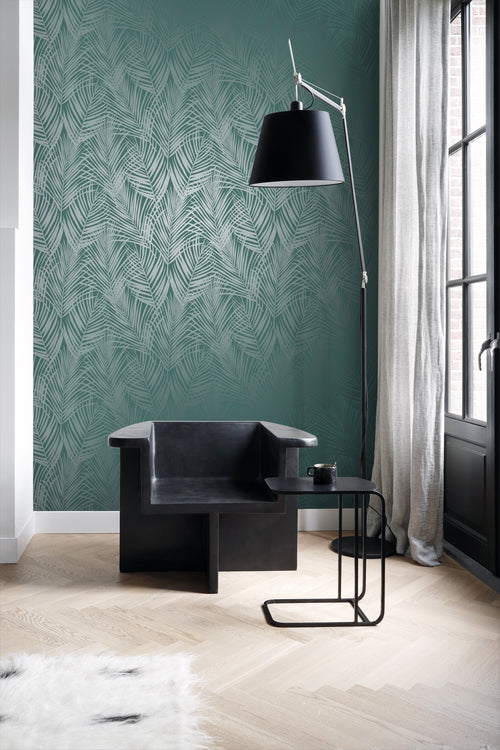 Origin Wallcoverings behang palmbladeren smaragd groen - 53 cm x 10.05 m - 347710 - vtwonen shop