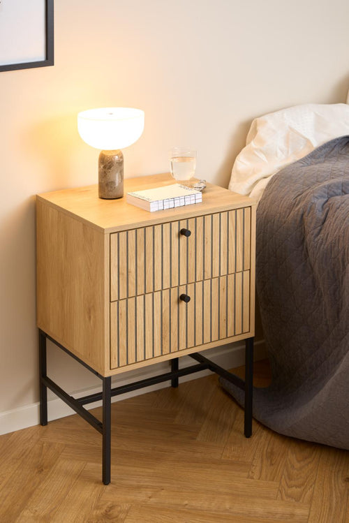 Rebellenclub Nachtkastje Risley - Licht Eiken - vtwonen shop