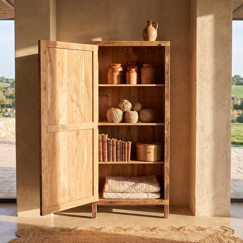 Raw Materials Farmwood  opbergkast - FSC-gerecycled hout - 80x40x180 cm