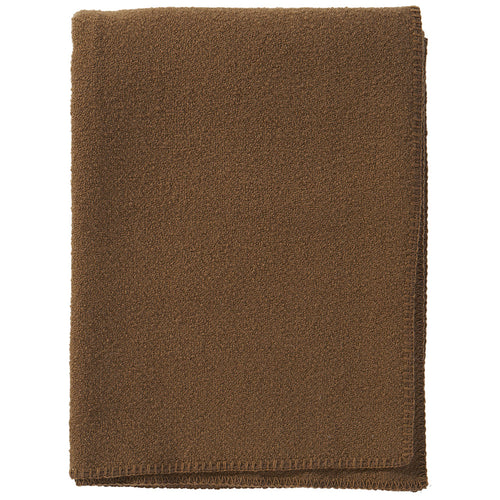 Klippan 100% wollen deken - Boucle -mocca - bruin-  140x200cm - vtwonen shop