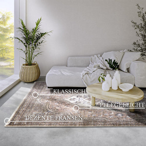 Vloerkleed MOMO Rugs Beige 418/001/102 200x300 cm - vtwonen shop