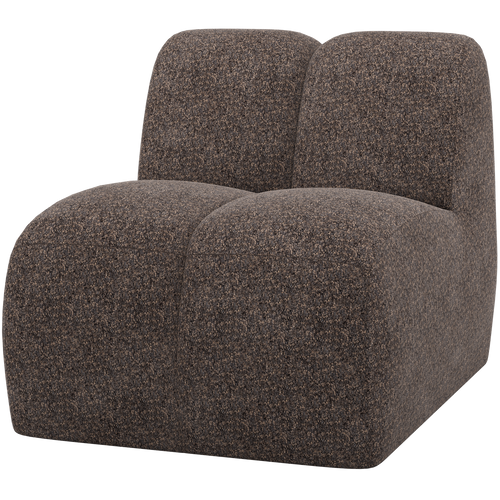 WOOOD 1-zits element Mojo - Wollig - Bruin - 74x84x97 - vtwonen shop