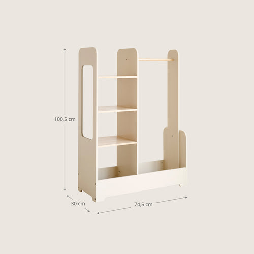 Petite Amélie Kledingrek kinderen LUNE - MDF - beige