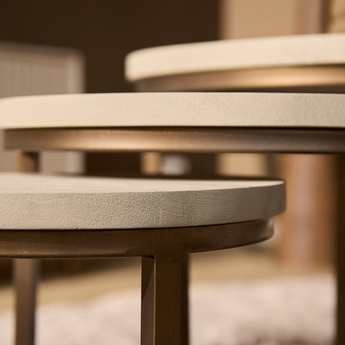 Starfurn  salontafel Madison - beige - 70x70x45cm