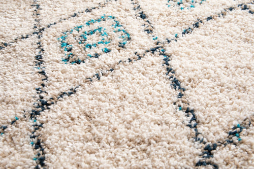 AFK Living vloerkleed Diamond - shaggy - beige - 120 x 170 cm - vtwonen shop