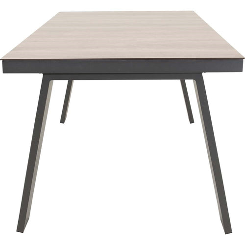 Lesli Living tuintafel Estoril - grijs - 150x90x75cm