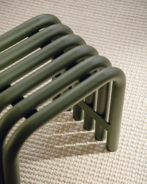 noo.ma Nokk designkruk Forest Green - staal, 45 x 45 x 34 cm