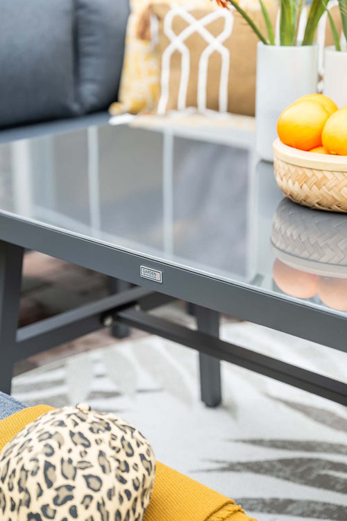 Bleco lounge-diningset - carbon black/reflex black - 7 personen - vtwonen shop