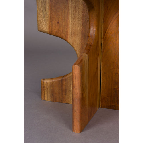 Dutchbone Morgan Bijzettafel Rond Hout - Bruin - vtwonen shop