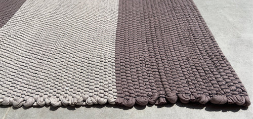 AFK Living vloerkleed Tiago - handgemaakt - Gerecycled katoen - 140 x 200 cm