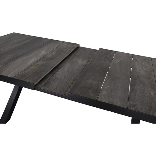 Lesli Living tuintafel Castilla - antraciet - 204x102x77cm