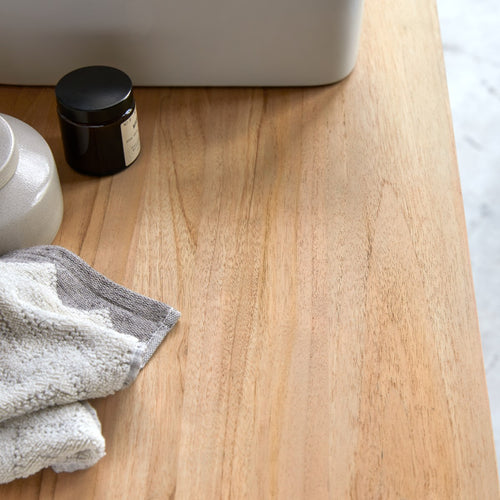 Tikamoon Massief teakhouten badmeubel 145 cm - Naturel - vtwonen shop