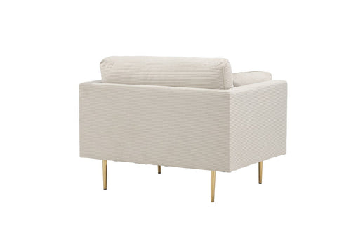 BRAM Fauteuil Renzo - Beige Ribstof - vtwonen shop