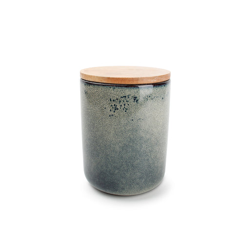 Salt & Pepper - Voorraadpot 12xH15cm groen/blauw Meridian - vtwonen shop