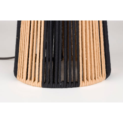 Bold Monkey Stripe it up Tafellamp - Zwart - vtwonen shop