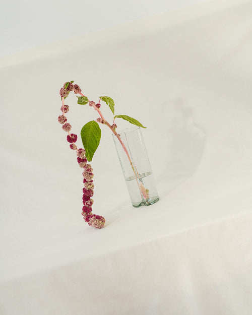 noo.ma Tubu vaas - transparant glas cilindrisch