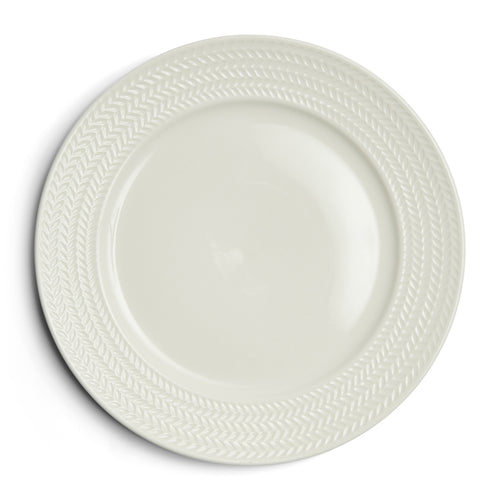 Rivièra Maison RM Bellecôte Dinner Plate - Porselein - Wit - vtwonen shop