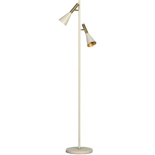 BePureHome vloerlamp Body - Metaal - Zand/Goud - 158x28x40 - vtwonen shop