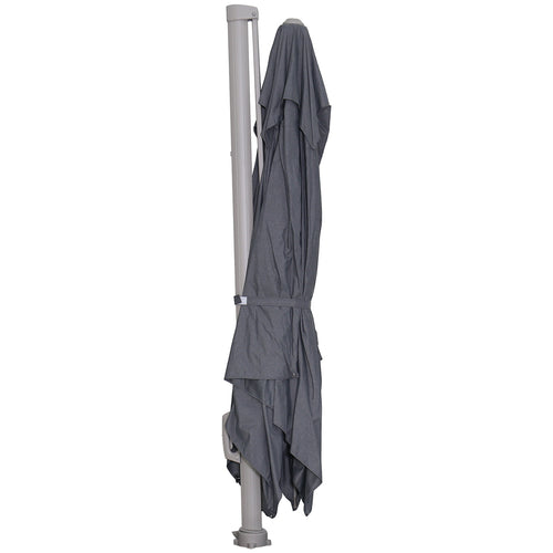 Garden Impressions zweefparasol Hawaii Big Pole II antraciet doek – 350x350 cm