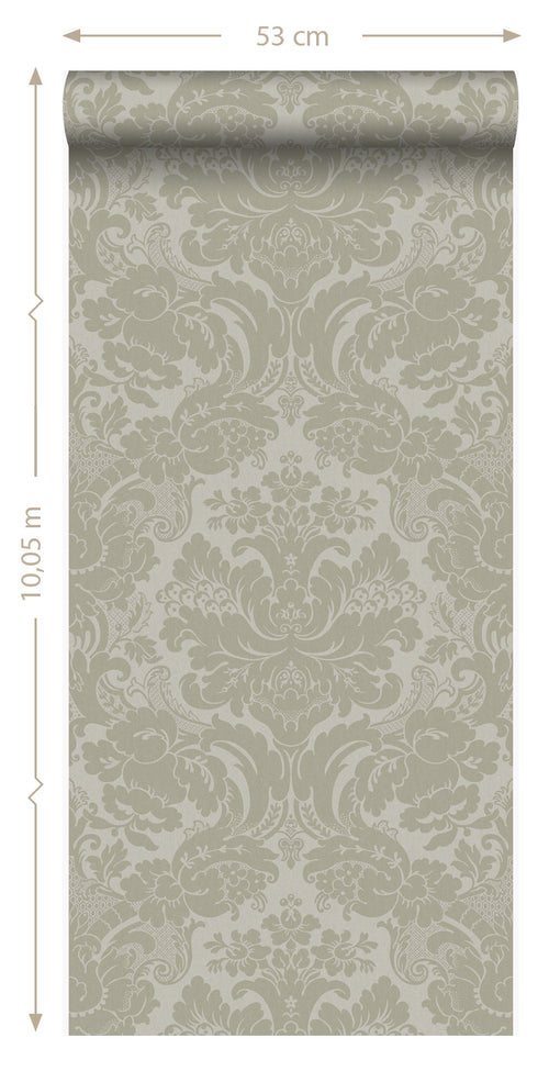 Origin Wallcoverings behang ornamenten lichtbruin - 53 cm x 10,05 m - 347034 - vtwonen shop